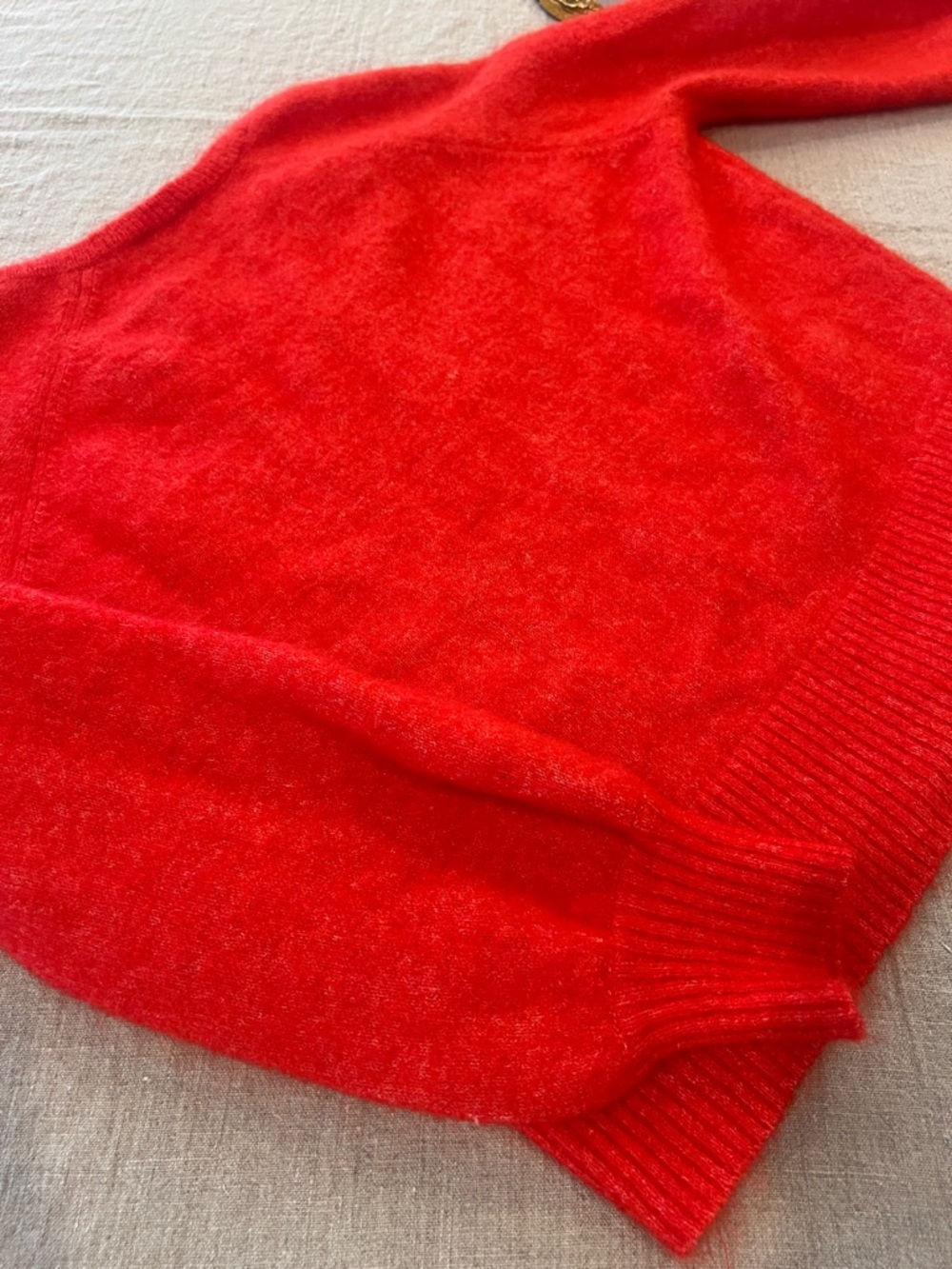 Sezane Léon Jumper - Red - Size M - Picture 7 of 8